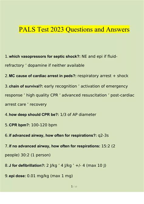 how hard is the pals test|PALS Pre Test with Answers and Explanations.